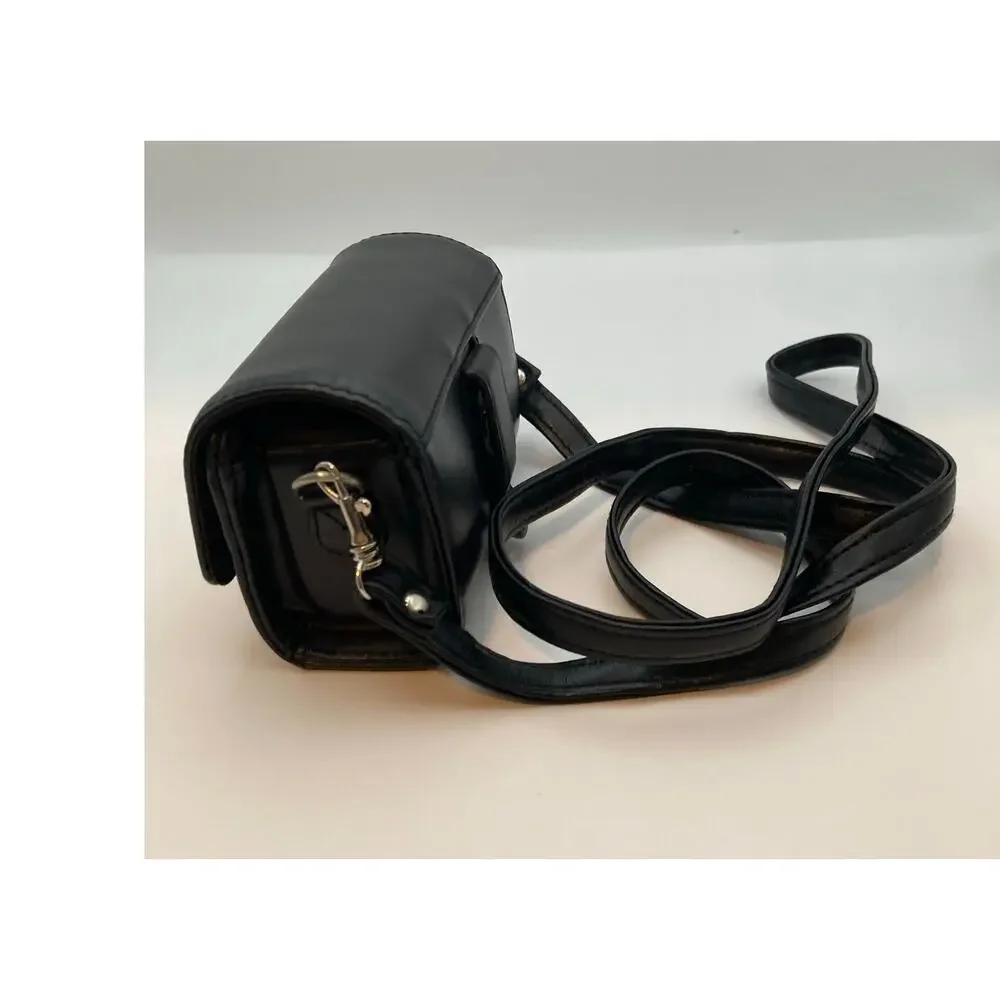 HP Camera Carry Case Magnetic Closure Black w/Shoulder Strap Belt Loop